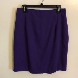 Forenzo Purple Pencil Skirt